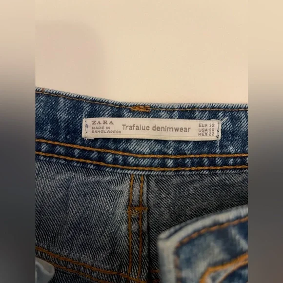 Zara painted jeans 00 - Picture 3 of 4